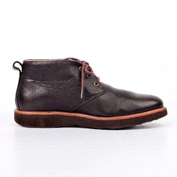 Samuel Hubbard Men Re-boot Brown Lace-up Vibram Dress Shoes sz 9 main image 4